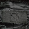 Fendi Italy. Black Wool, Polyester Coat