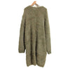 RAY BEAMS JAPAN. KHAKI COLOR LONG SHAGGY Knit Cardigan