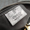 Gucci Italy. Black Canvas/Leather Vintage Shoulder Bag