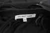 Helmut Lang NY. Black Shirred Jersey Size Belted Halter Midi Dress
