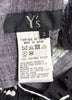 Yohji Yamamoto Japan. Y's. Drawstring Waist, Black, White, Green, Skirt