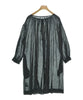 OMNES JAPAN. Black Cotton Semi Sheer Dress