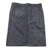 Fendi Italy. Dark Blue Cotton Denim Skirt