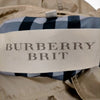 Burberrybrit UK. Khaki Nylon Double Breasted Trench Style Coat
