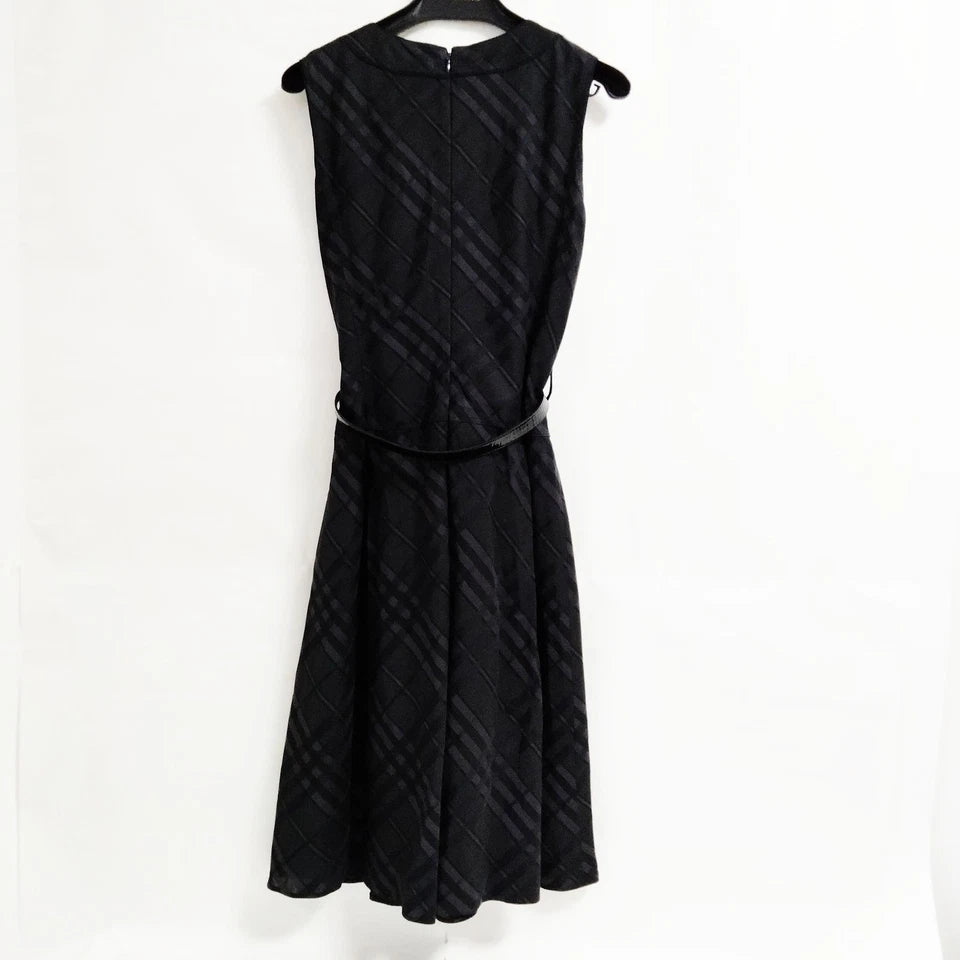 Burberry UK. Black Silk/Rayon Long Dress Burberry UK. Black Silk/Rayon Long Dress