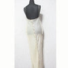 PERVERZE JAPAN. Beige Narrow Column Sheer Camisole Long Dress