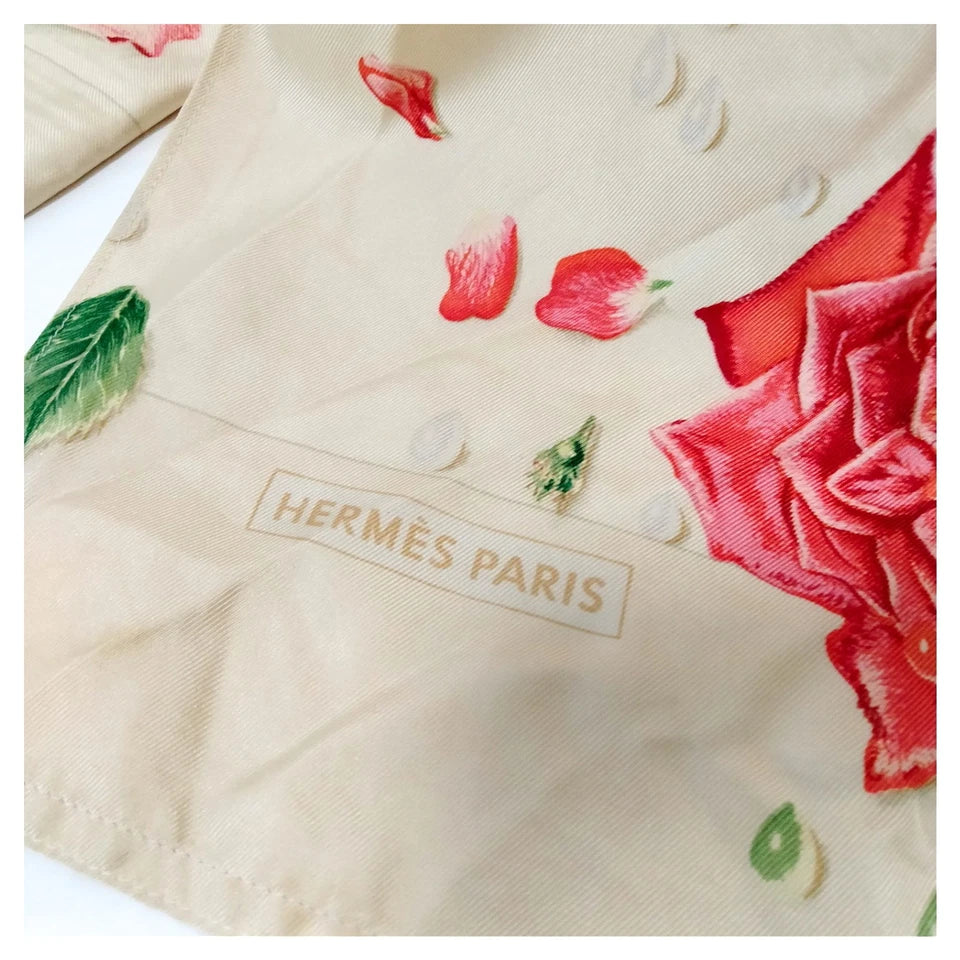 Hermes Paris. Multi Color Silk Button Front Silk Blouse