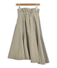 UNITED TOKYO JAPAN. Beige/Brown Checked Plaid Long/Maxi Length Skirt