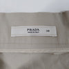 Prada Italy. Beige Cotton/Organic Fibers Blend Skirt