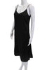 The Drop, Black Slip V Neck Sleeveless Full Length Dress