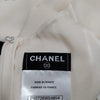 Chanel Paris. Black/White Silk/Poly Blend Sleeveless Dress