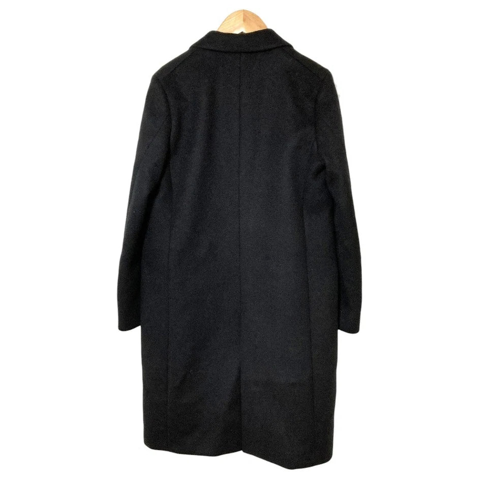 SHIPS JAPAN. Black Melton Chesterfield Coat