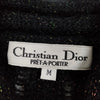 Christian Dior Paris. Black Wool/Nylon Blend Top