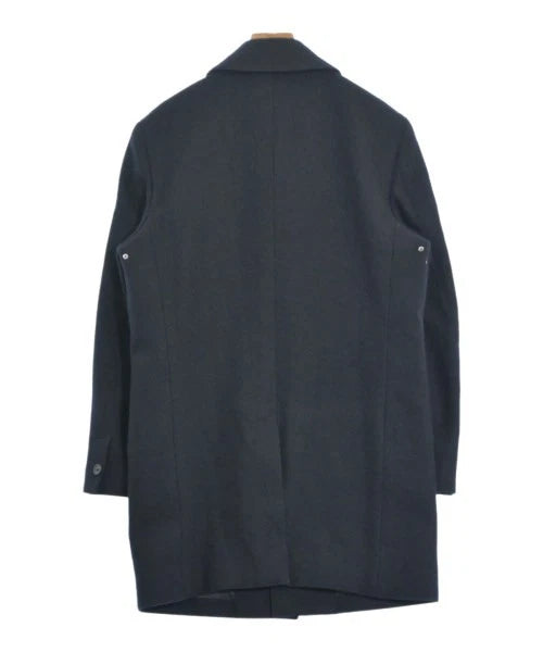 UNITED TOKYO JAPAN. Navy Wool Blend Overcoat