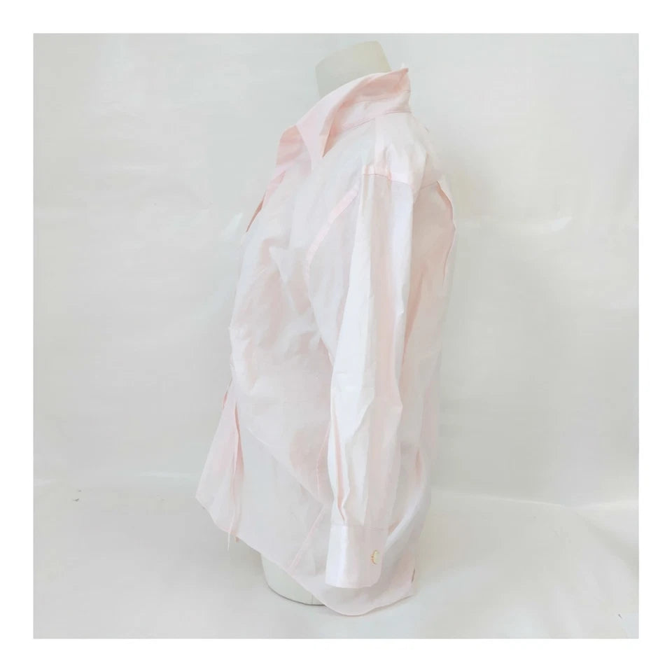 Prada Italy. Light Pink Cotton Top/Blouse