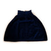 Chanel Paris. Navy Blue Textured Cotton Knit Skirt