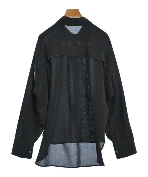 UNITED TOKYO JAPAN. Black Poly Blend Casual Shirt/Tunic