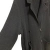 Toyoko Saito JAPAN. Black Knit Long Coat