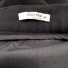 Miu Miu Italy. Black PolyTech Fabric Fit/Flare Vintage Skirt