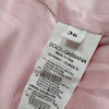 DOLCE&GABBANA ITALY. D&G. Pink Rayon, Acetate, Silk, Elastane Fitted BodyCon Dress