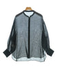 RAY BEAMS JAPAN. Black Semi-Sheer Casual Shirt