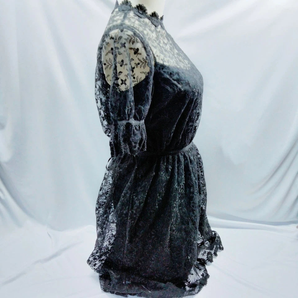 BURBERRY LONDON. Nylon Lace, Cotton Polyester Dress