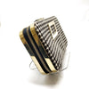 Roger Vivier Paris. NWOT. Ponyhair Fur Houndstooth Pattern Clutch Bag