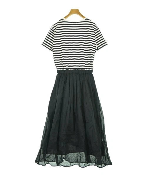 URBAN RESEARCH DOORS JAPAN. White x Black (Border) Dress