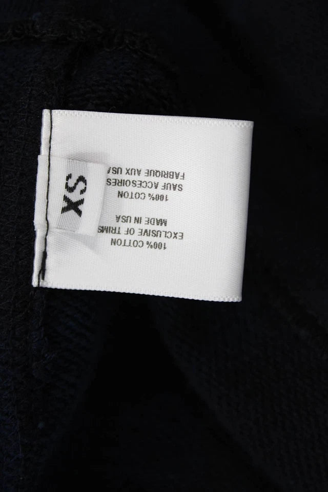 Proenza Schouler NYC. White Label. Midnite Blue/Black Belted Mini Sweater Dress