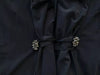 Marithe + Francoise Girbaud Paris. Vintage Black Jersey Cardigan Long Sleeve Pockets