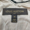 Louis Vuitton Paris. Beiges/Black Accents Silk Vintage Dress