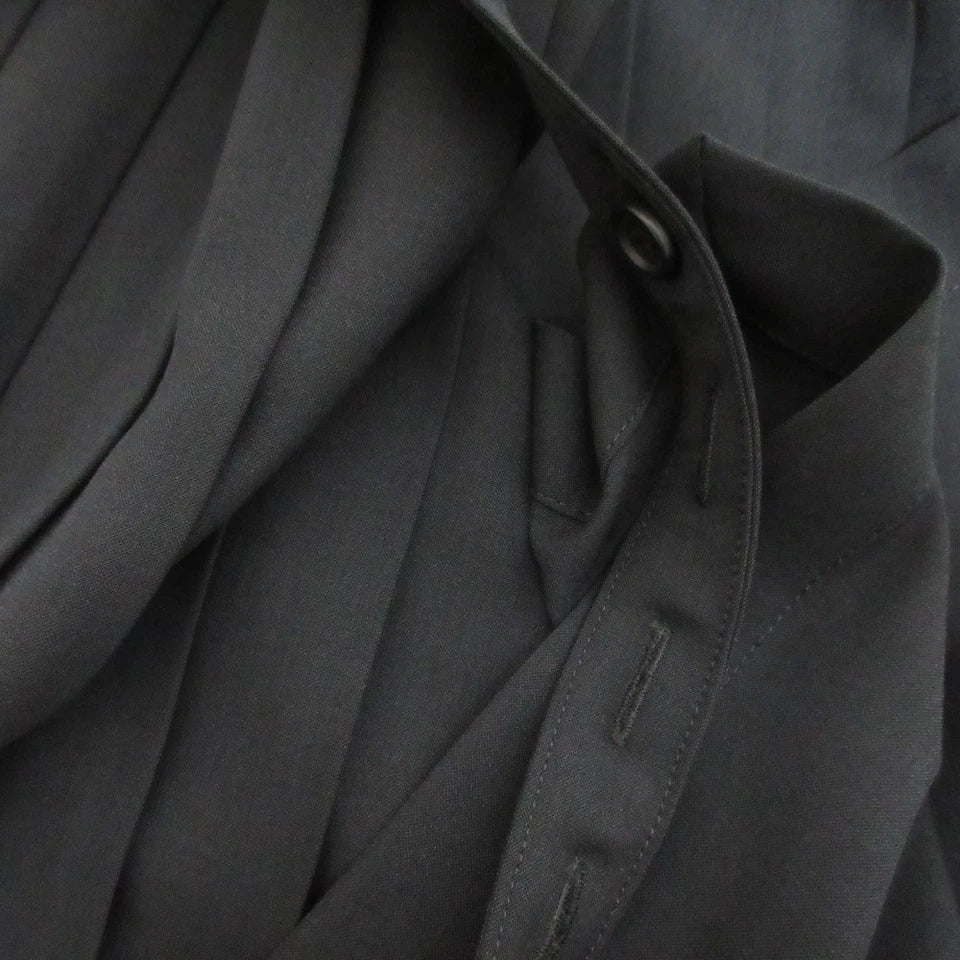 ISSEY MIYAKE JAPAN. ZUCCA, Black Sleeveless Pleated Long Dress