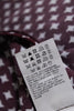 Marni Italy. Dark Lavender Geometric Polka Dot Printed Sleeveless Ruffled Hem Dress