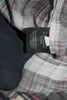 Isabel Marant Etoile Paris. Grey Plaid Sleeveless V Neck Dress