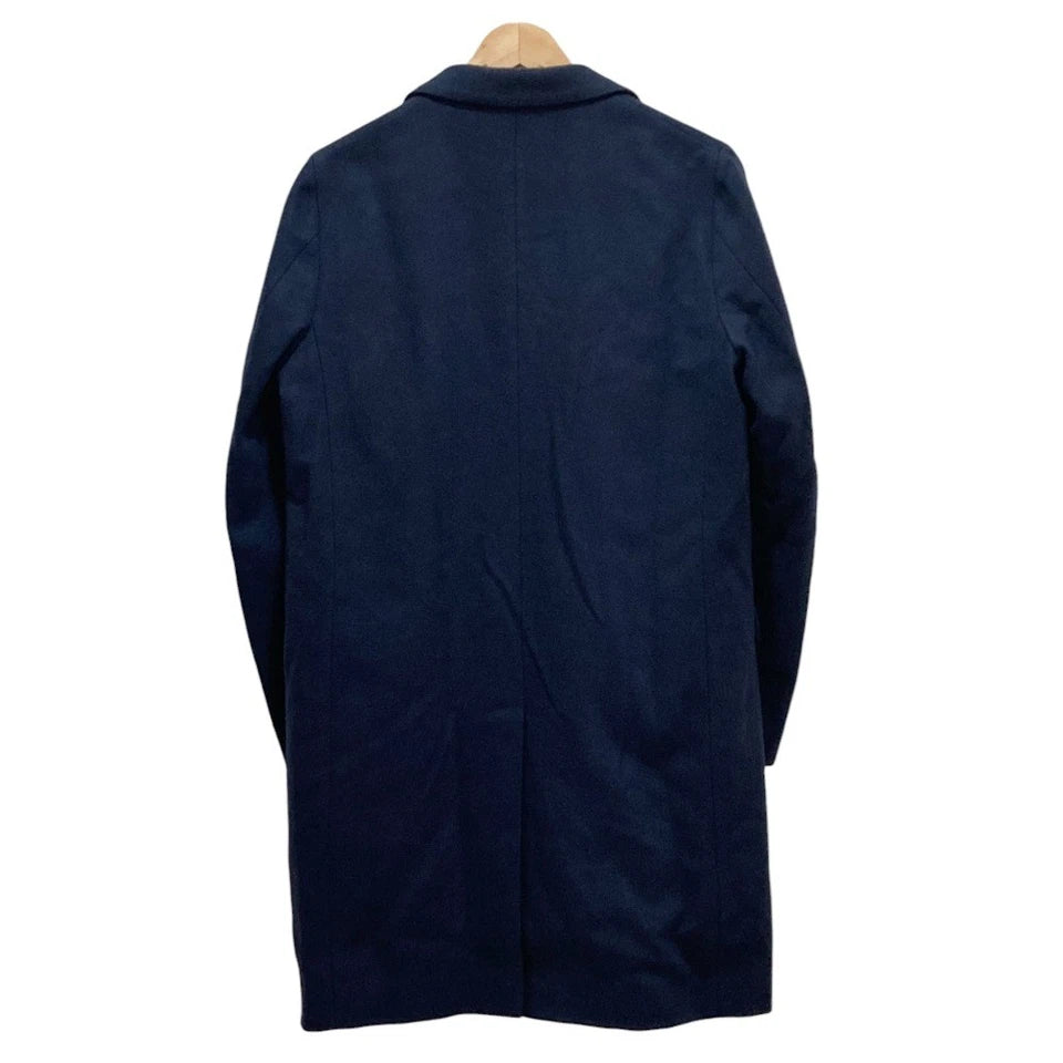 BEAUTY&YOUTH GARDENA Japan. Navy Italian Melton Chesterfield Coat