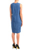 Maison Margiela Paris. NEW. NWOT. Blue Rayon/Acetate Blend Sleeveless Sheath Dress