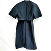 Celine Paris. Navy Blue  Nylon Rayon Dress