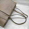 CHLOE PARIS. Beige Leather Zipper Tote / Shoulder Bag