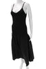 Hyacinth House Black Rayon Blend V-Neck Sleeveless Knee Length Slip Dress