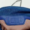 Stella McCartney UK. Blue Rare Color Faux Vegan Leather Shoulder Bag