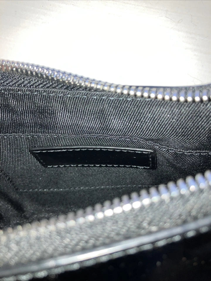 Marge Sherwood Seoul. Black Patent Leather Mini Shoulderbag/Purse (Rain/Snow Proof)