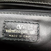 Valentino Garavani Italy. Black Leather Shoulder Bag