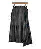 UNITED TOKYO JAPAN. Black Vegan Leather Long/Maxi Length Skirt