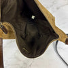 MIU MIU ITALY. Vintage Brown Suede Leather Shoulder / Crossbody Bag
