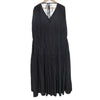 Rito JAPAN. Black Sleeveless Maxi Tiered Dress