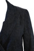 Marni Italy. Blue Denim Cotton Blend Double Breasted 3/4 Sleeve Unlined Blazer