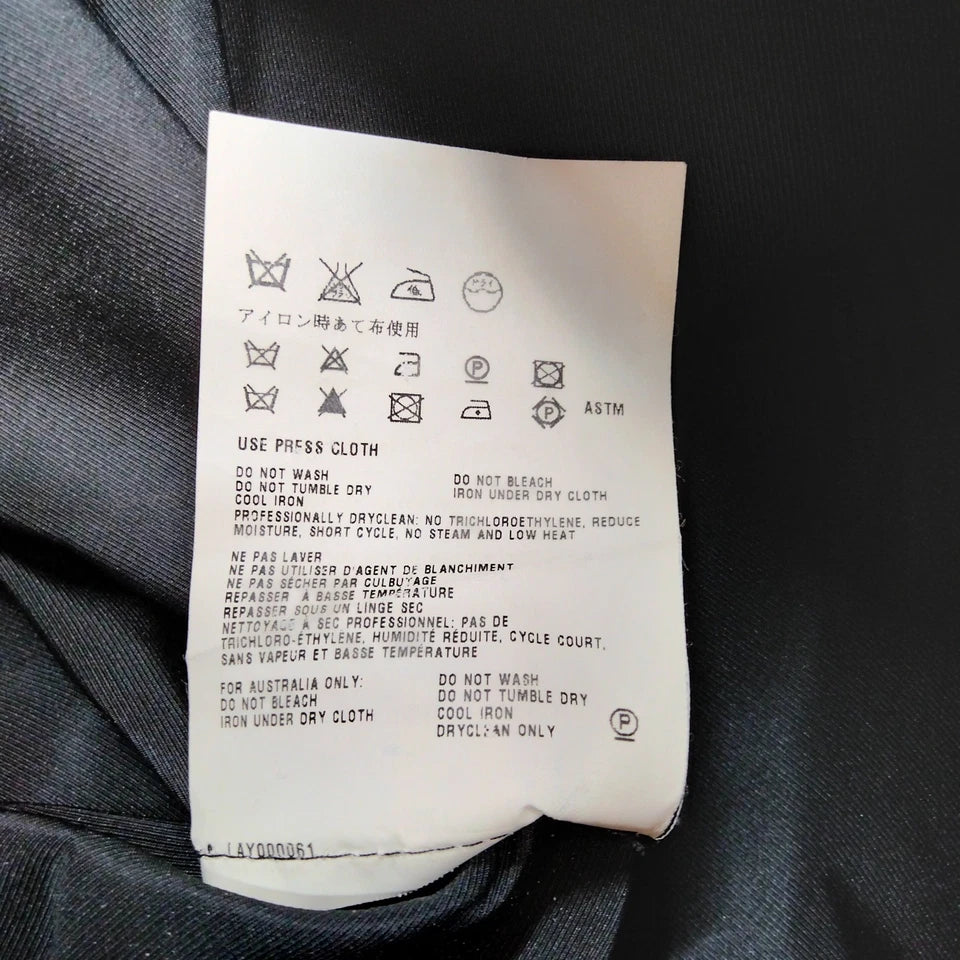 Miu Miu Italy. Vintage Black Acetate, PolyTech Fabric Dress