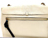 Chloe Paris. Cream Leather & Mint Green Bow Crossbody Shoulderbag