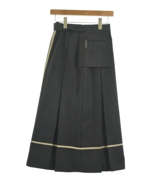 UNITED TOKYO JAPAN. BlackxKhaki Long/Maxi Length Skirt