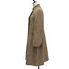 HIROKO KOSHINO JAPAN. BIS. Brown Wool Tweed Long Coat